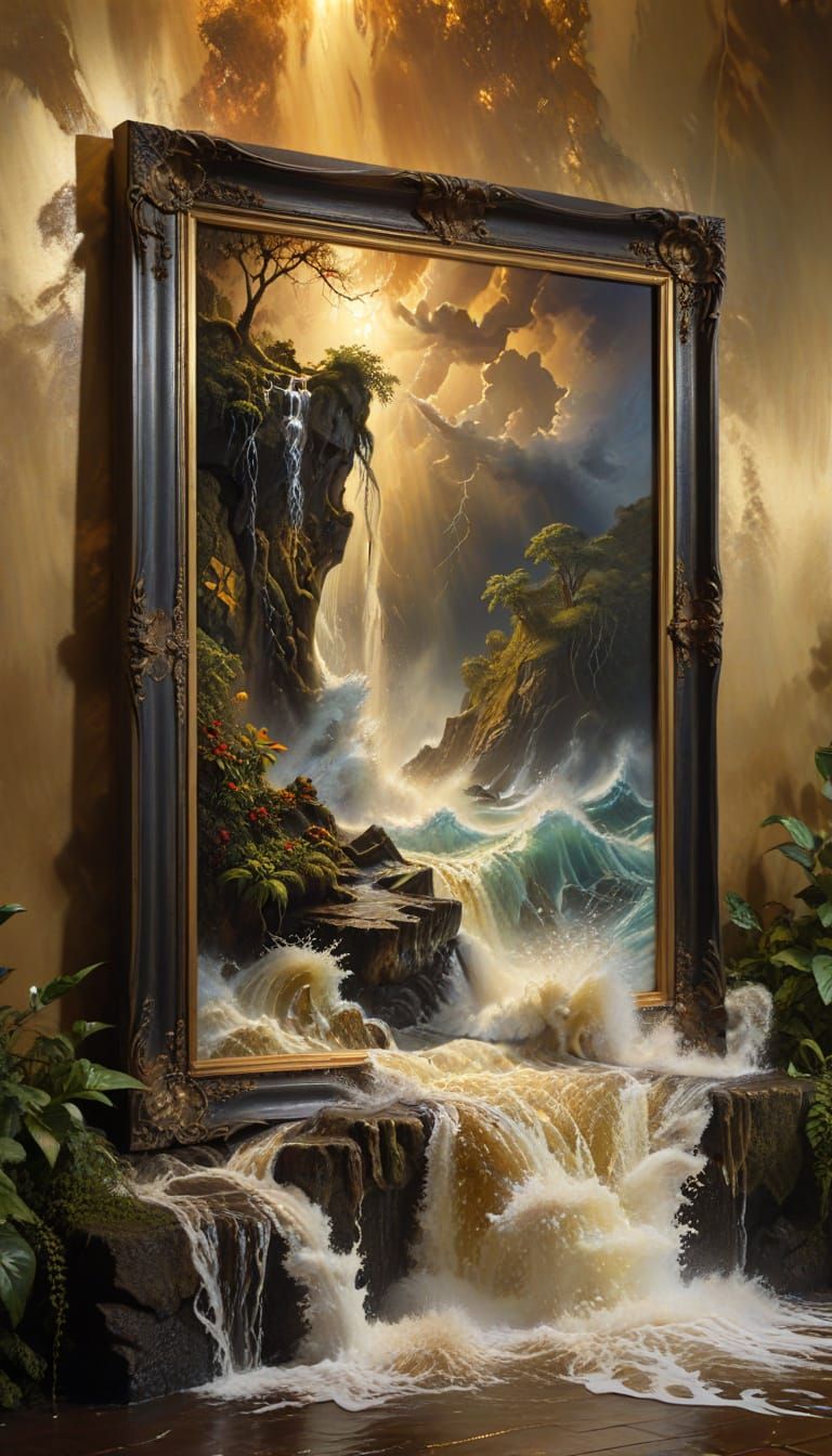 Waterfalls in Unexpected Places  by @NMZ 