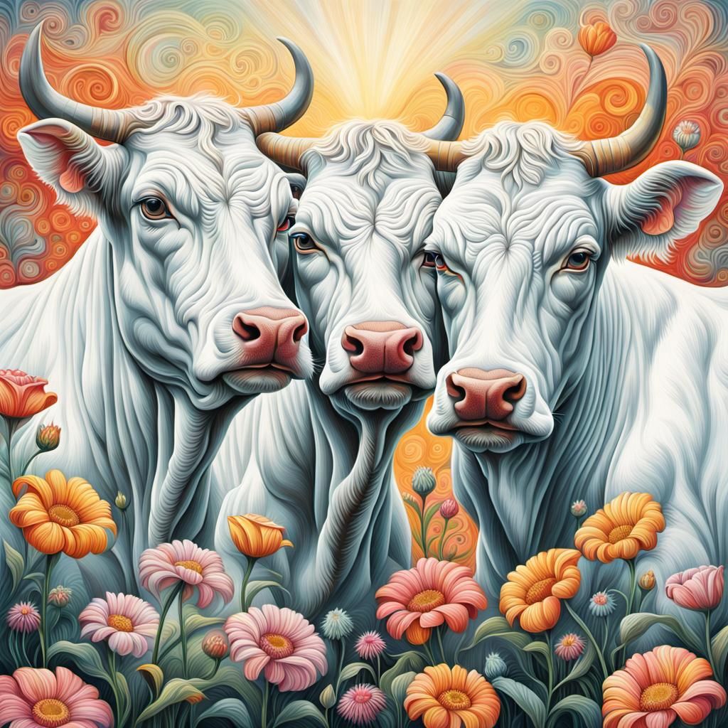 Cows in love