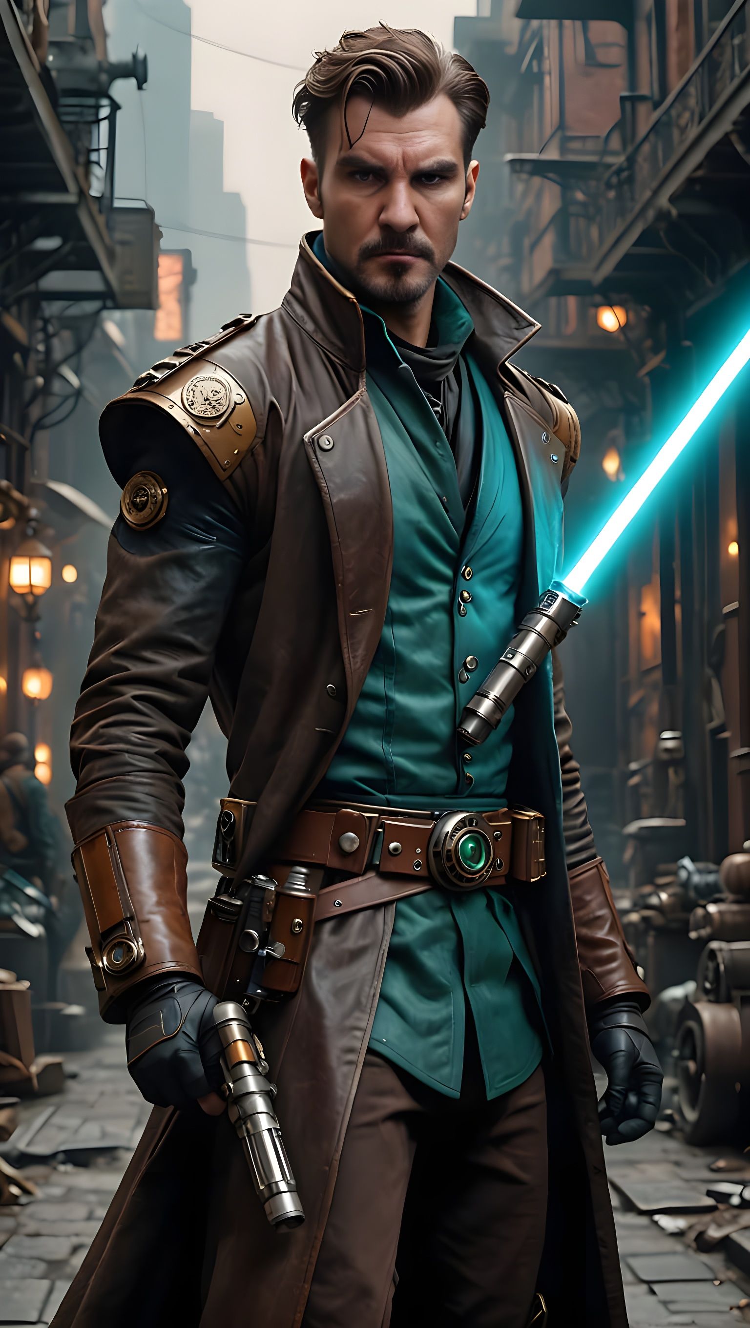 Star Wars Self portraits of I and Mrs. MacAbre.