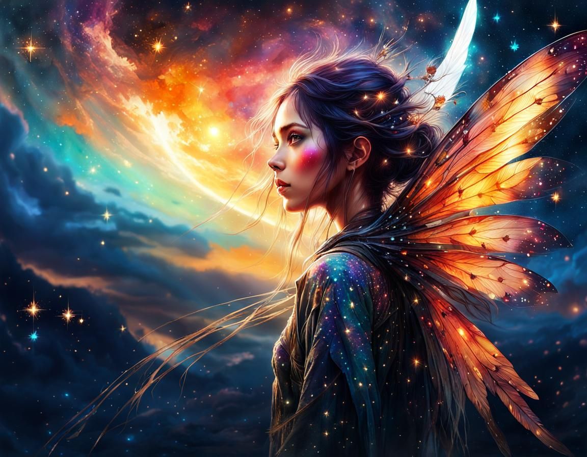 Space fairy   by @Dmitri