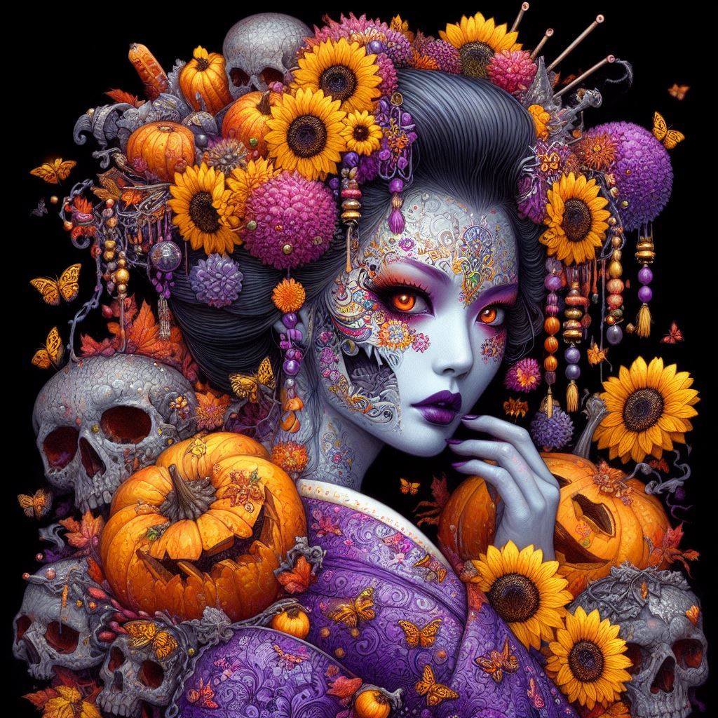 Halloween geisha3