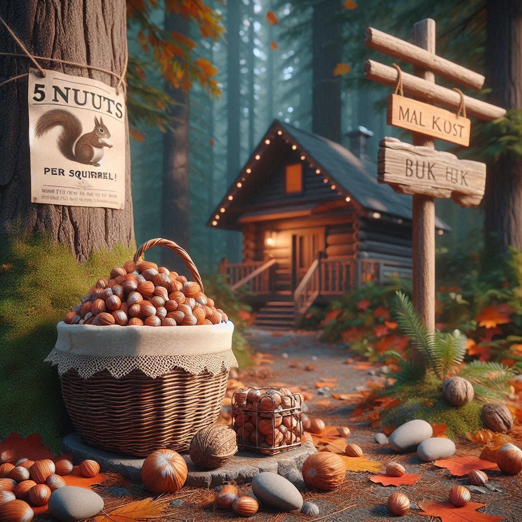 5 Nuts per Squirrel!!