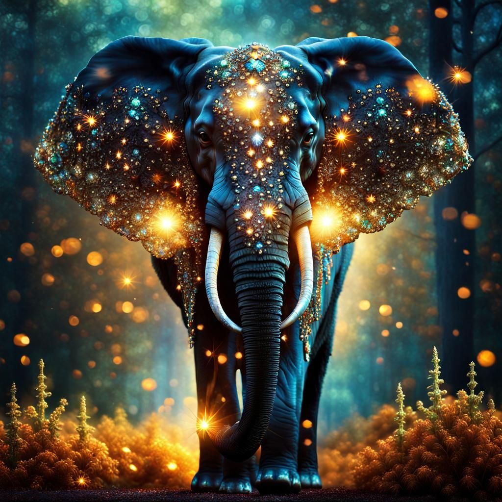 majestic jeweled elephant
