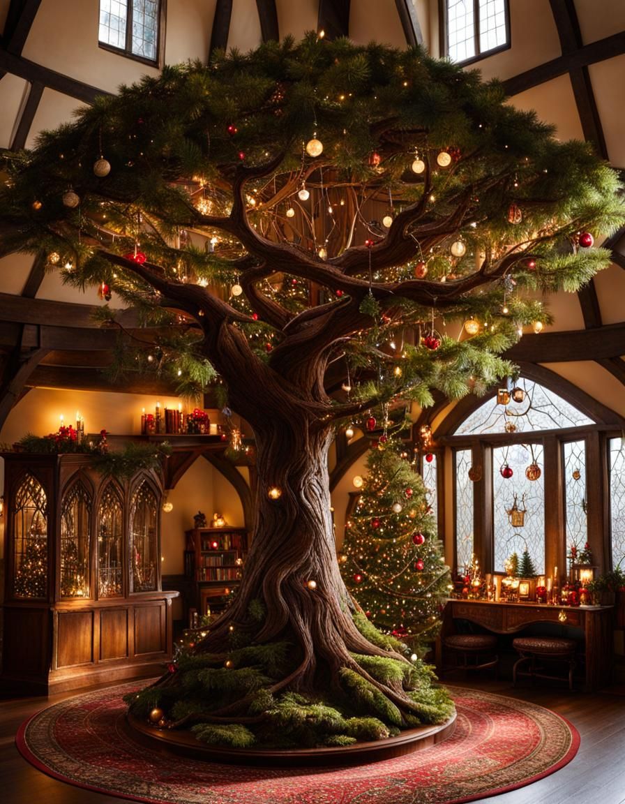 Christmas Tree in Rivendell  by @RalphG