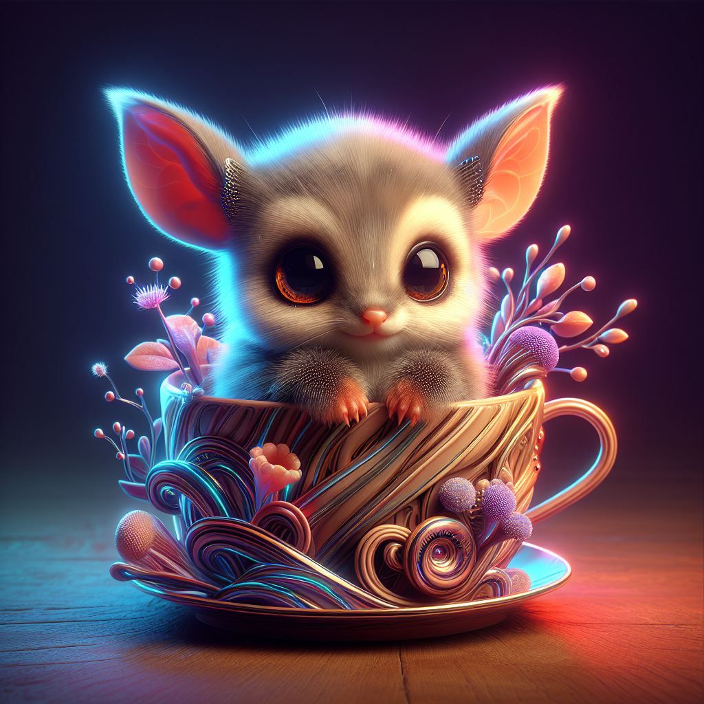 More adorable animals in a teacups