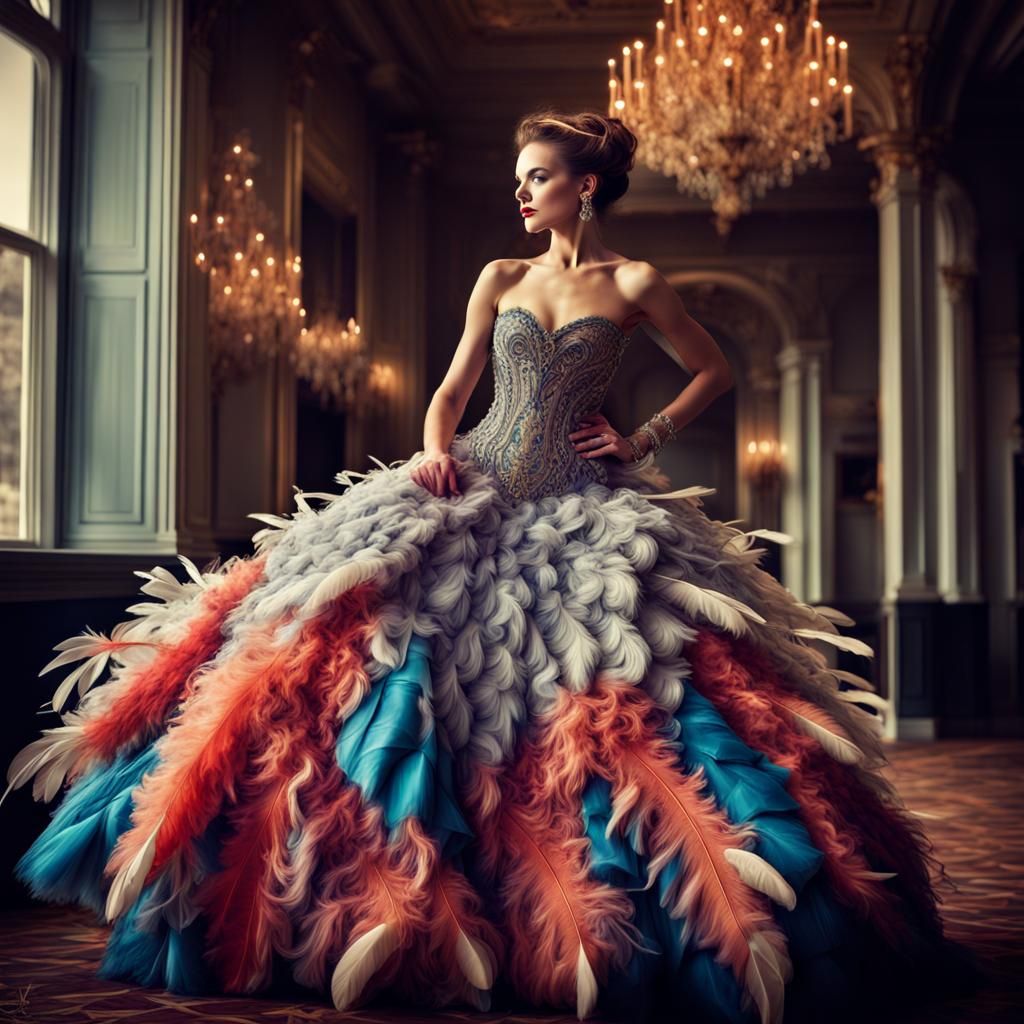Ballroom couture  by @NovemberFox