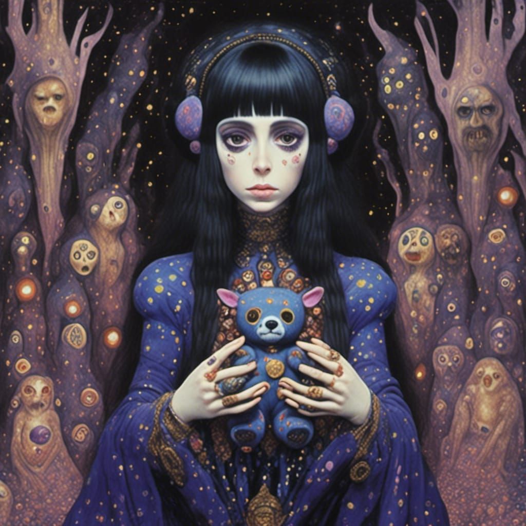 <lora:Hexen Hollow:1.0> Witches teddy bear 