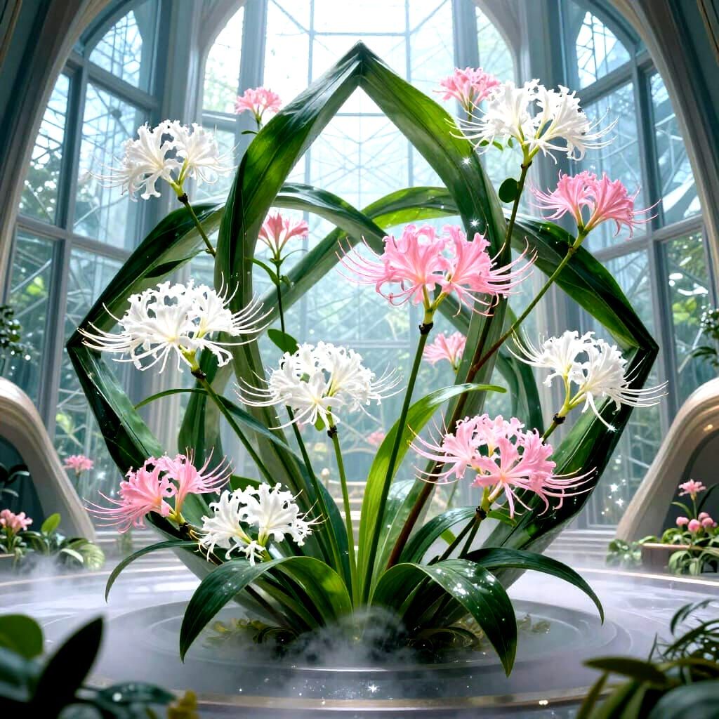 Biophilic Geometry, Green Song of Nature  by @Lina Poe