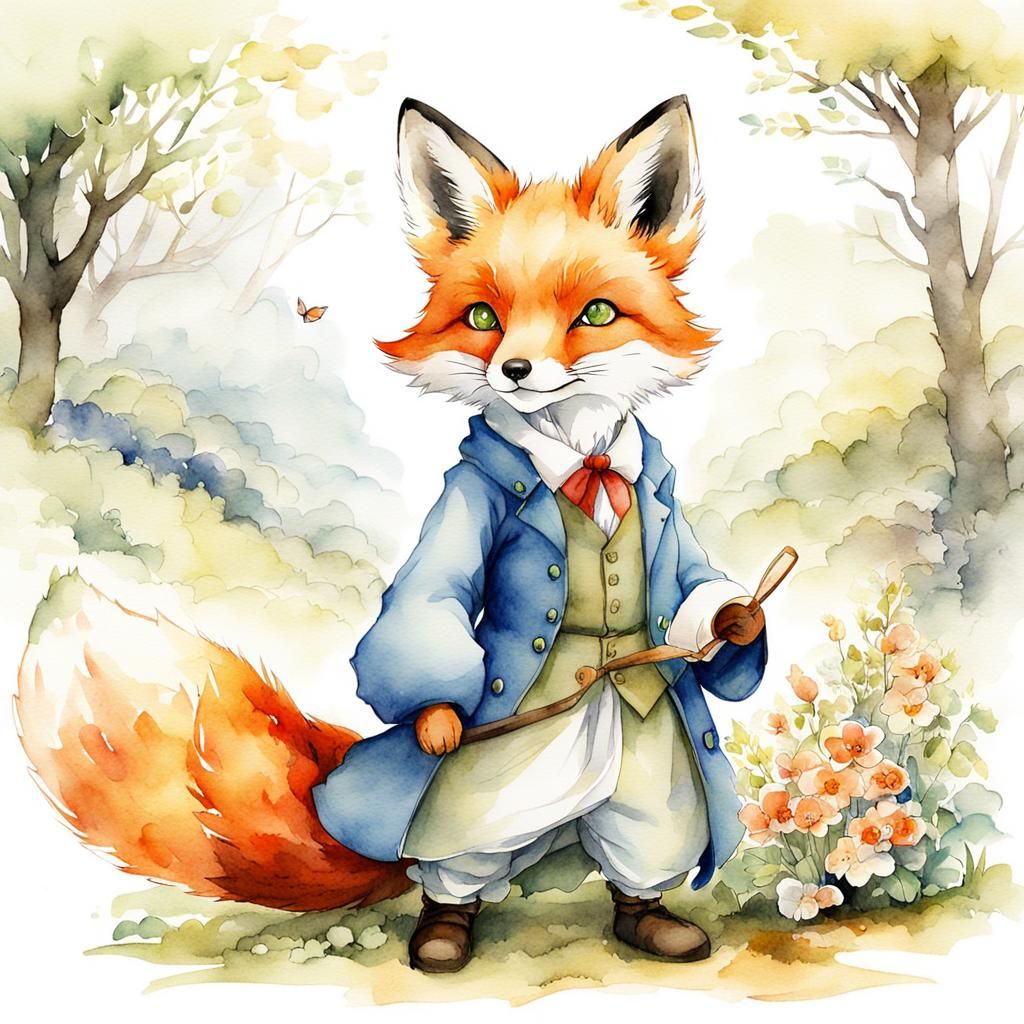 Dapper Mr Fox - Ai Generated Artwork - Nightcafe Creator