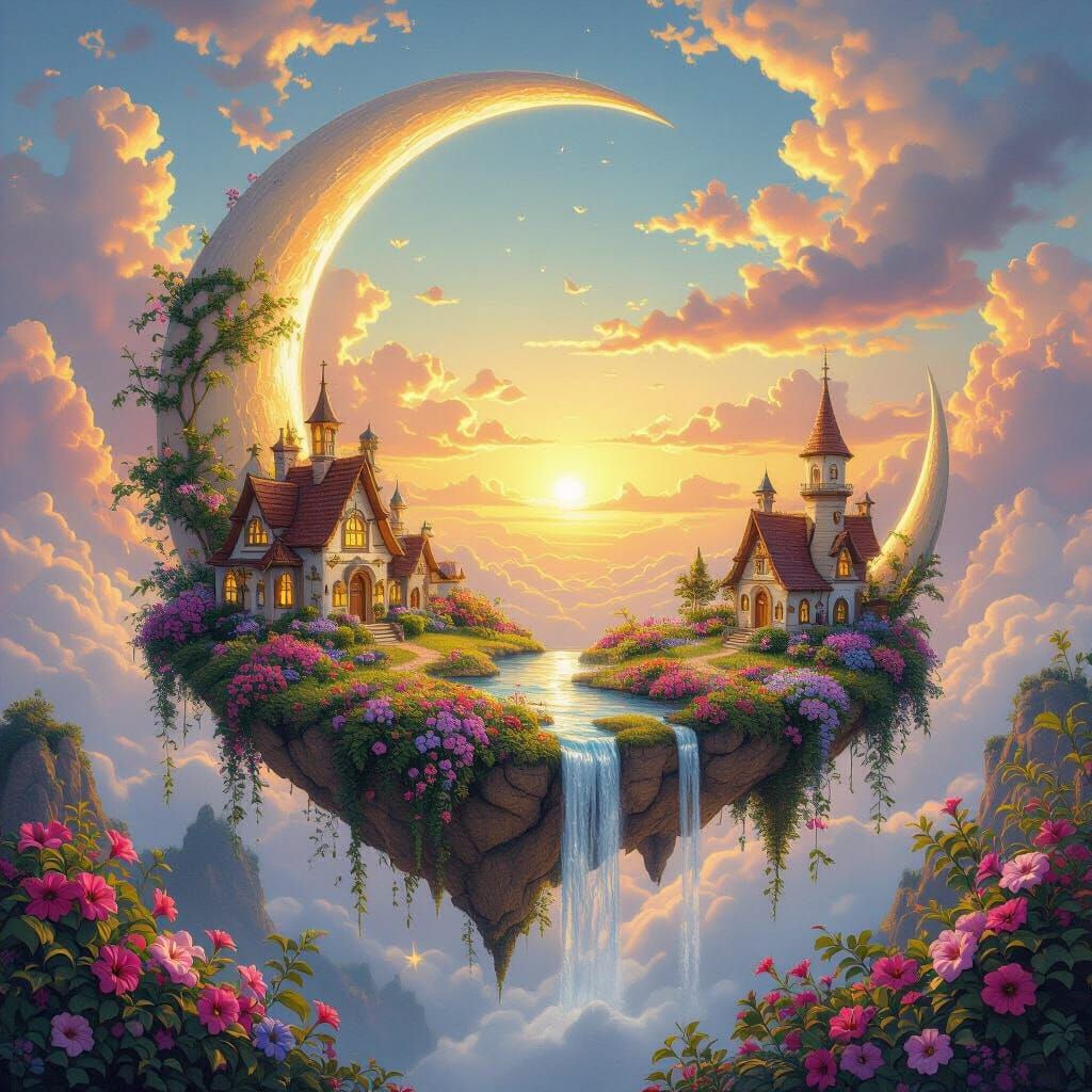 Floating in a fairy tale  by @Elena