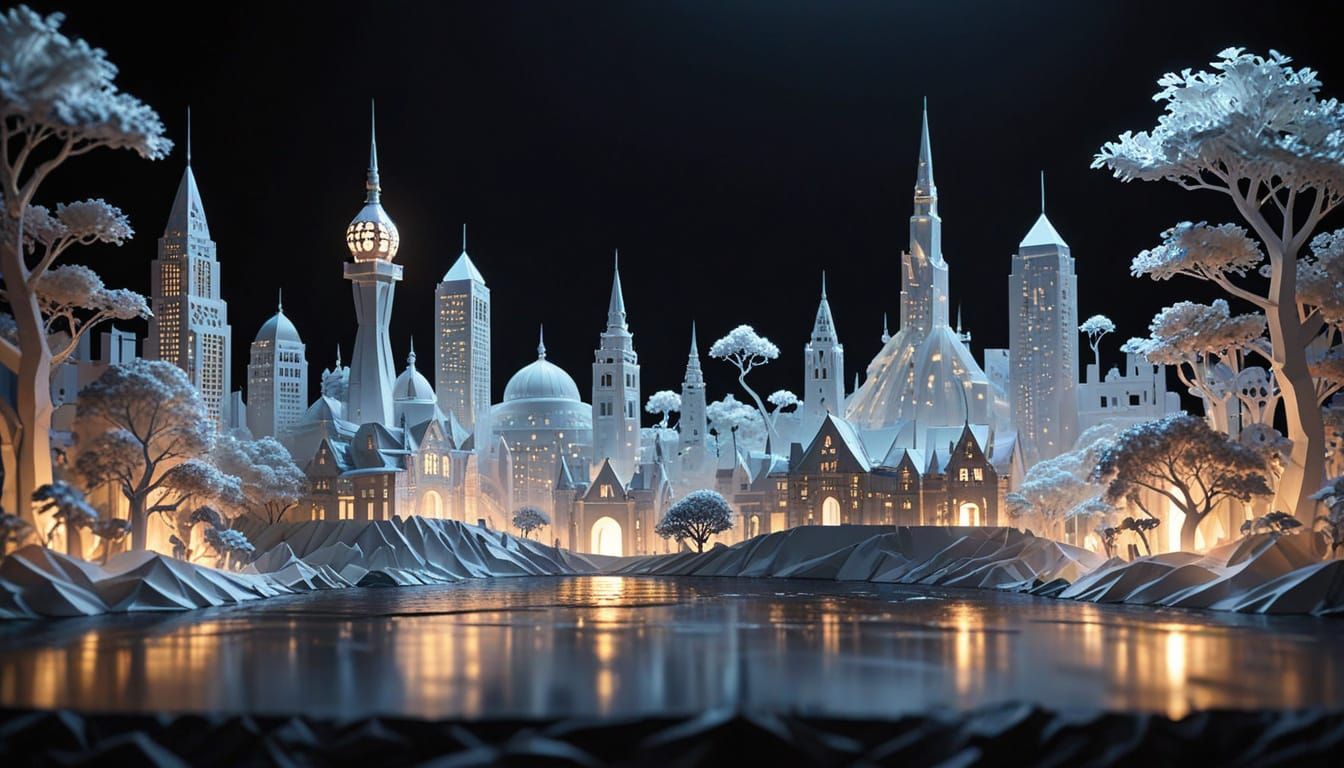 Paper Worlds  by @The Minds Eye