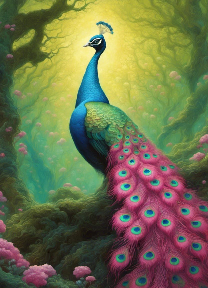 Peacock - Ai Generated Artwork - Nightcafe Creator