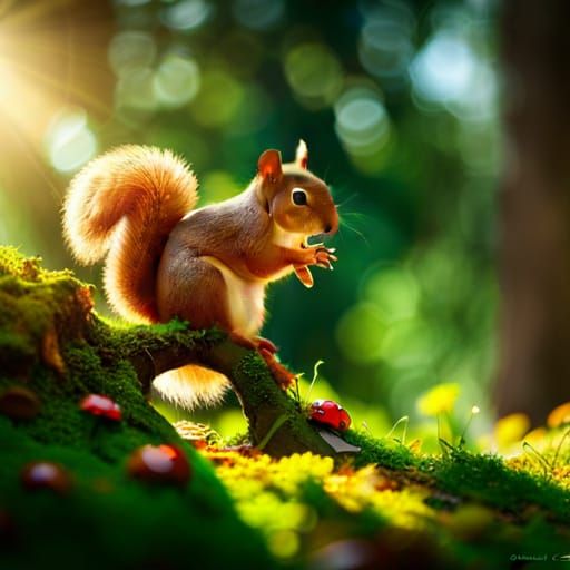 Squirrel - AI Generated Artwork - NightCafe Creator