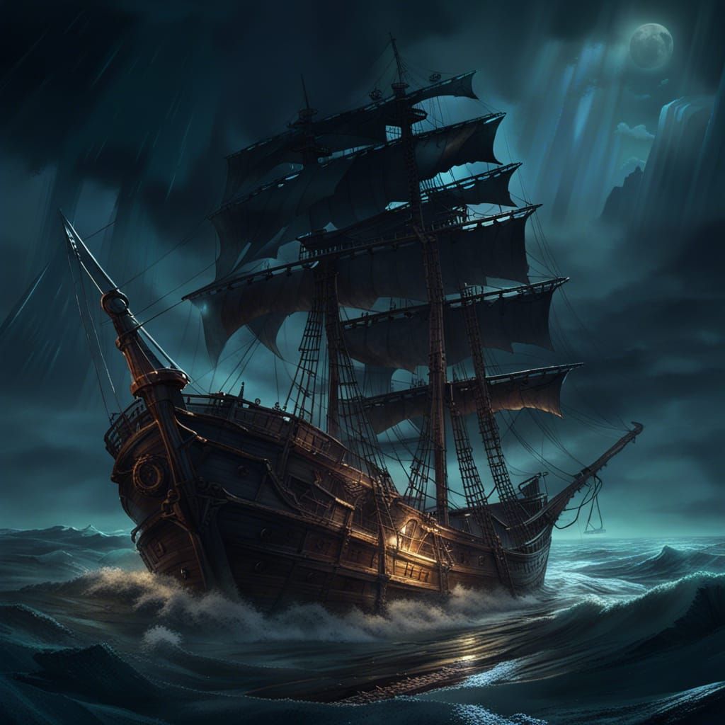 Pirate ship - AI Generated Artwork - NightCafe Creator