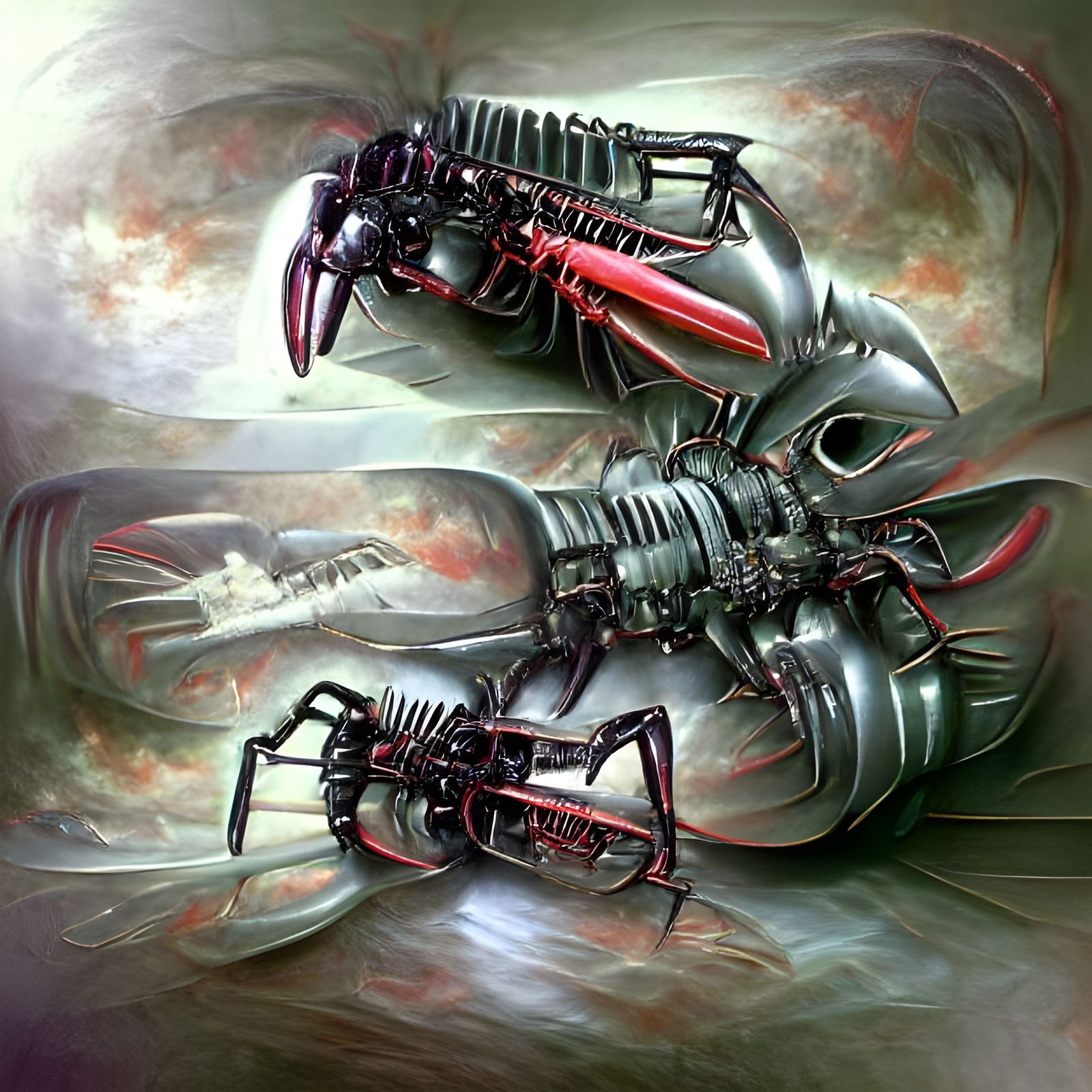 mecha lobster is the only way to travel