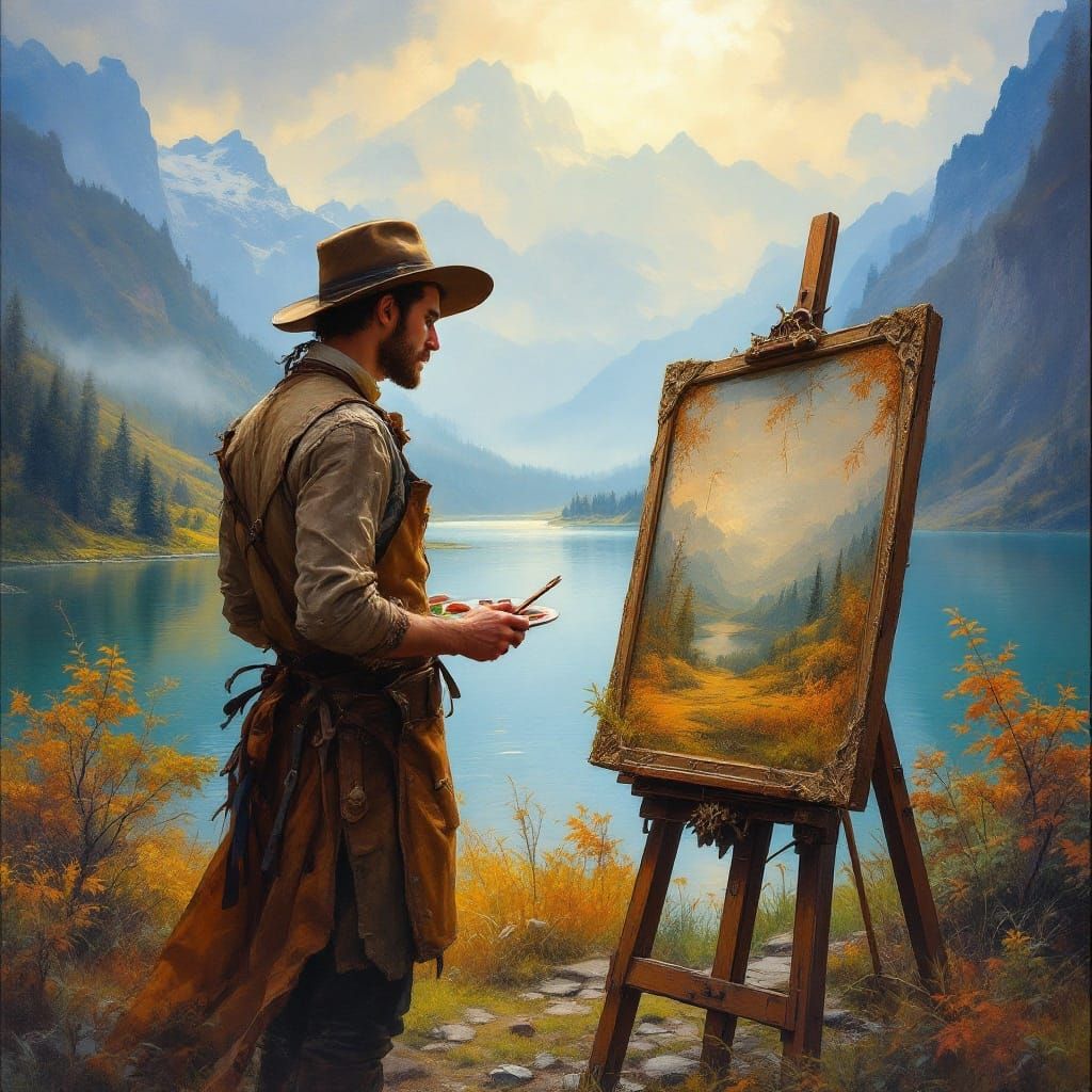 Melancholy Artist  by @Blacklakemermaid