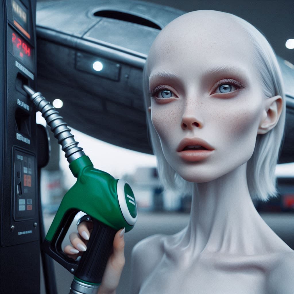 Alien Gas Station