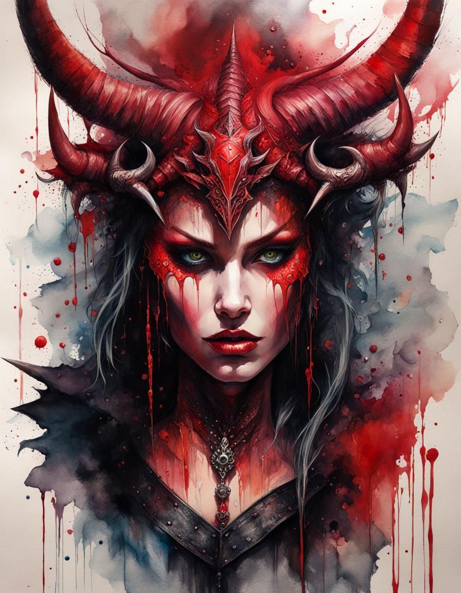 Demoness - AI Generated Artwork - NightCafe Creator