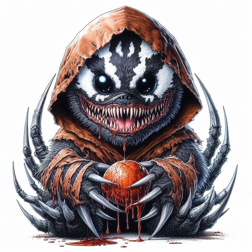 Venomized baby Ewok