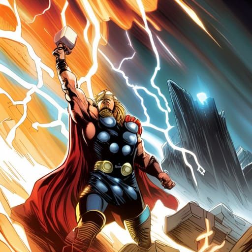 The Mighty Thor - AI Generated Artwork - NightCafe Creator