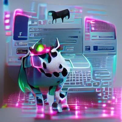 purple cow - AI-generated images with Lumenor AI