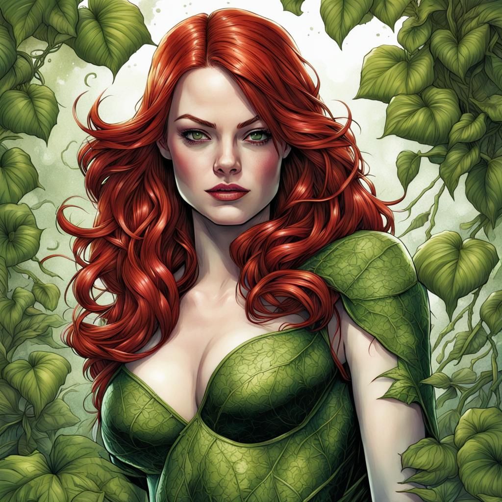 Emma Stone as Posion Ivy  by @BluFox