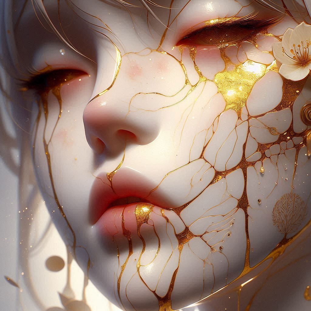 Kintsugi portrait