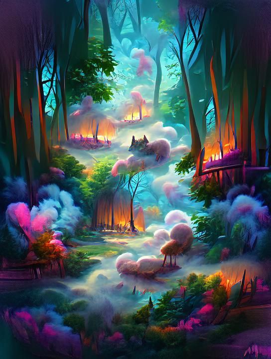 Smoky Forest woods