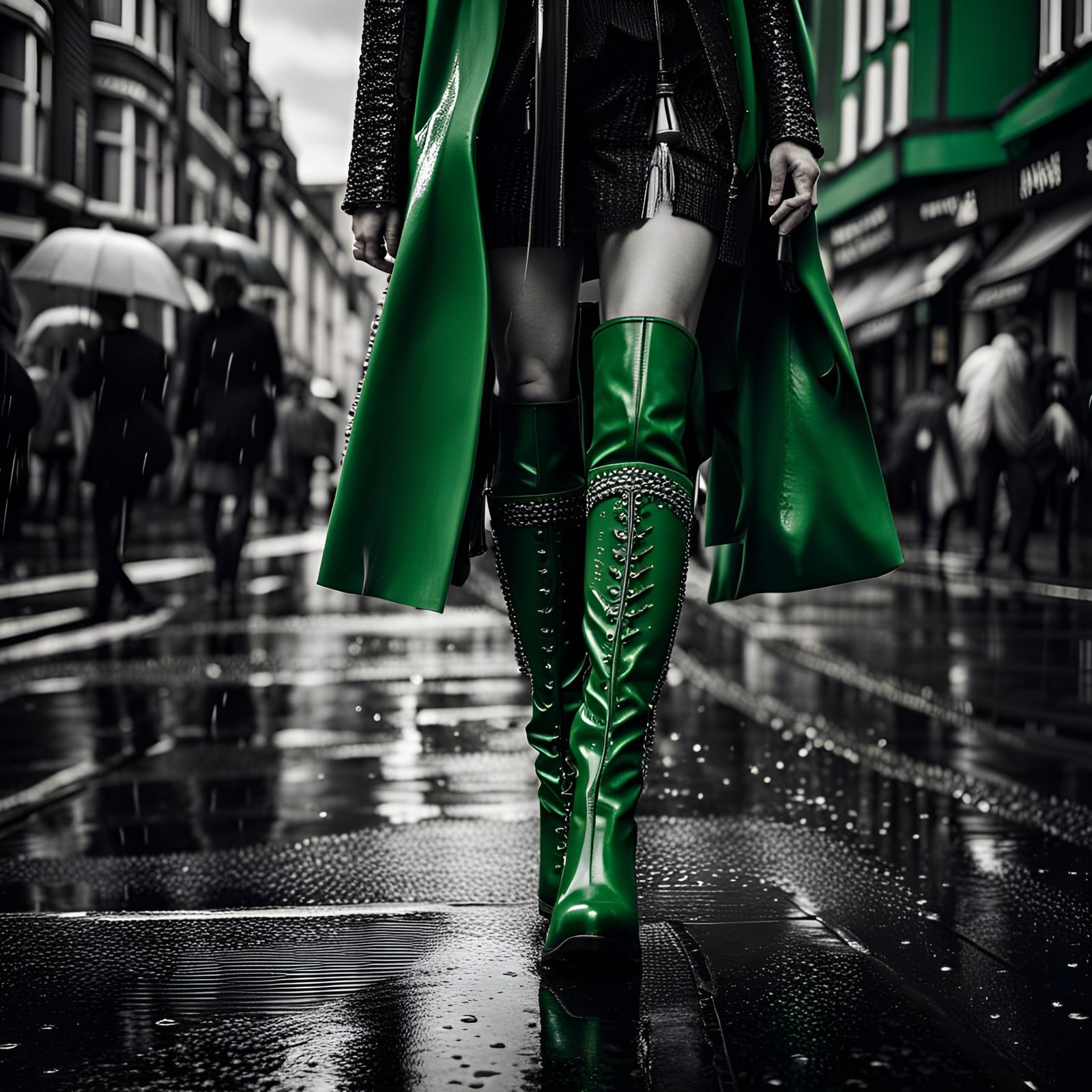 Green boots