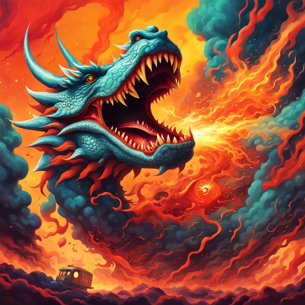 Terrifying dragons