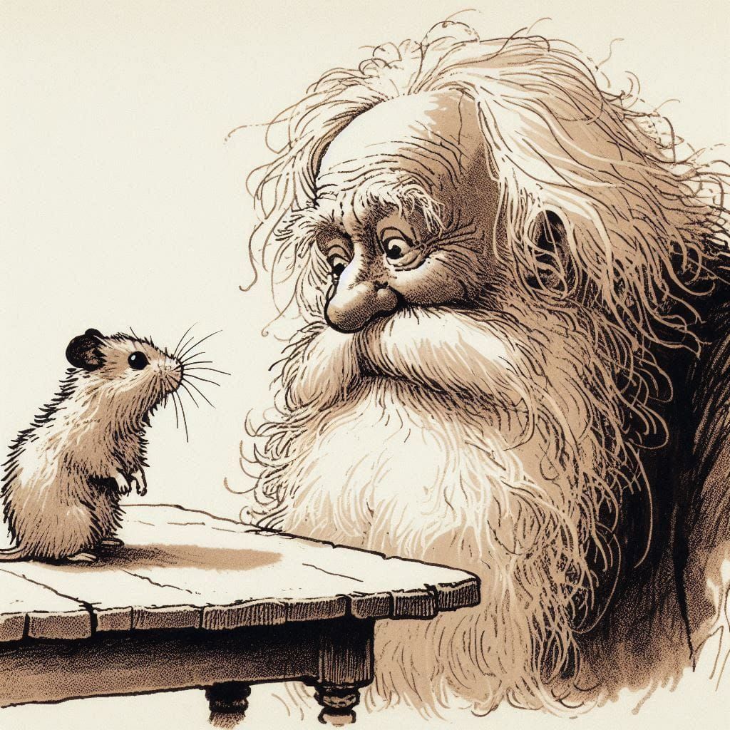 Seldom before had the old man been so fascinated by a new pe...