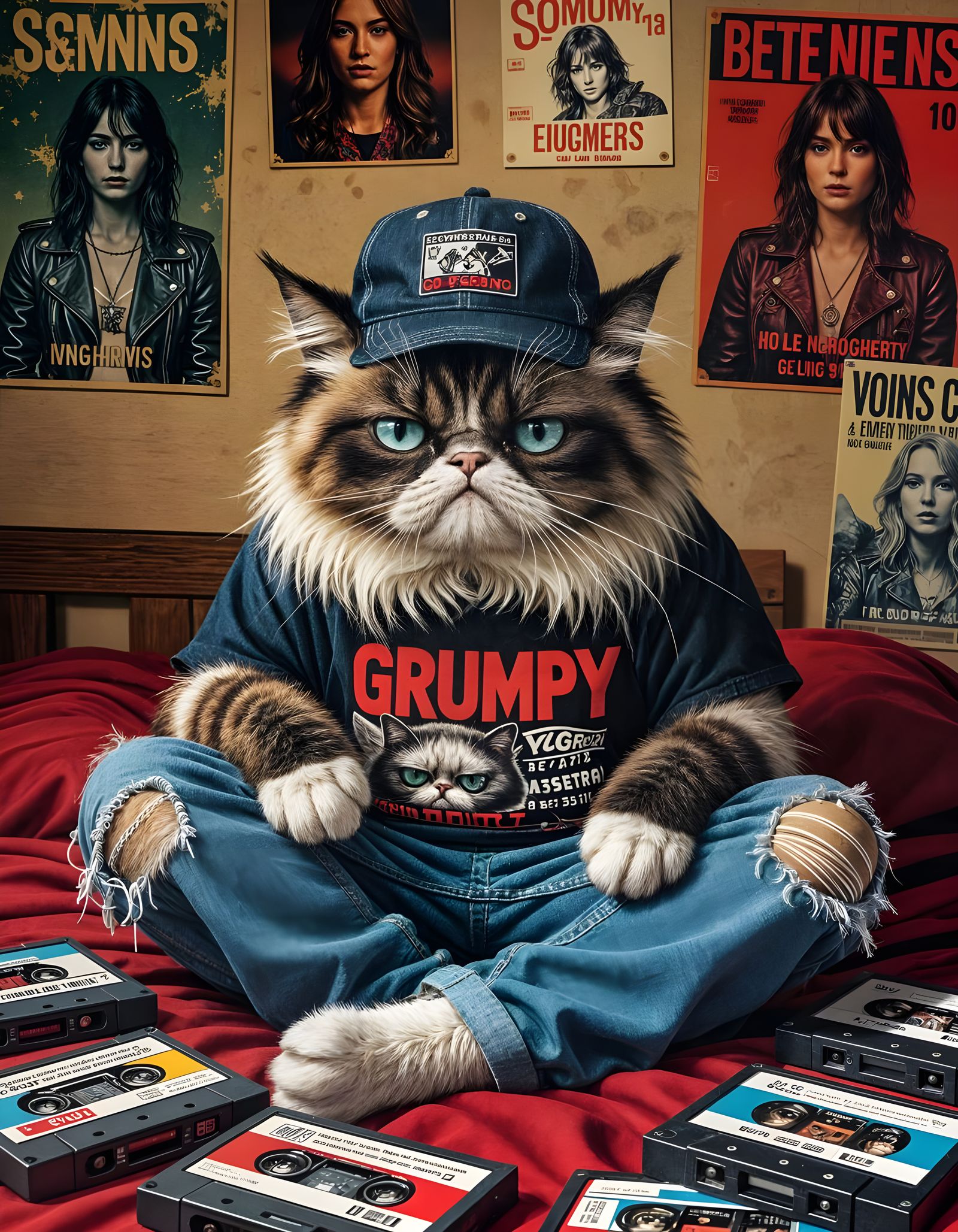 Persian and grunge...90's generation   by @Red and gold