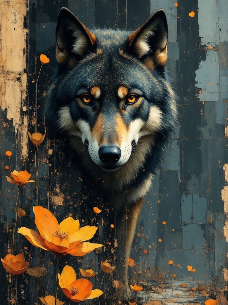 MysteriousWolf  by @Moorli