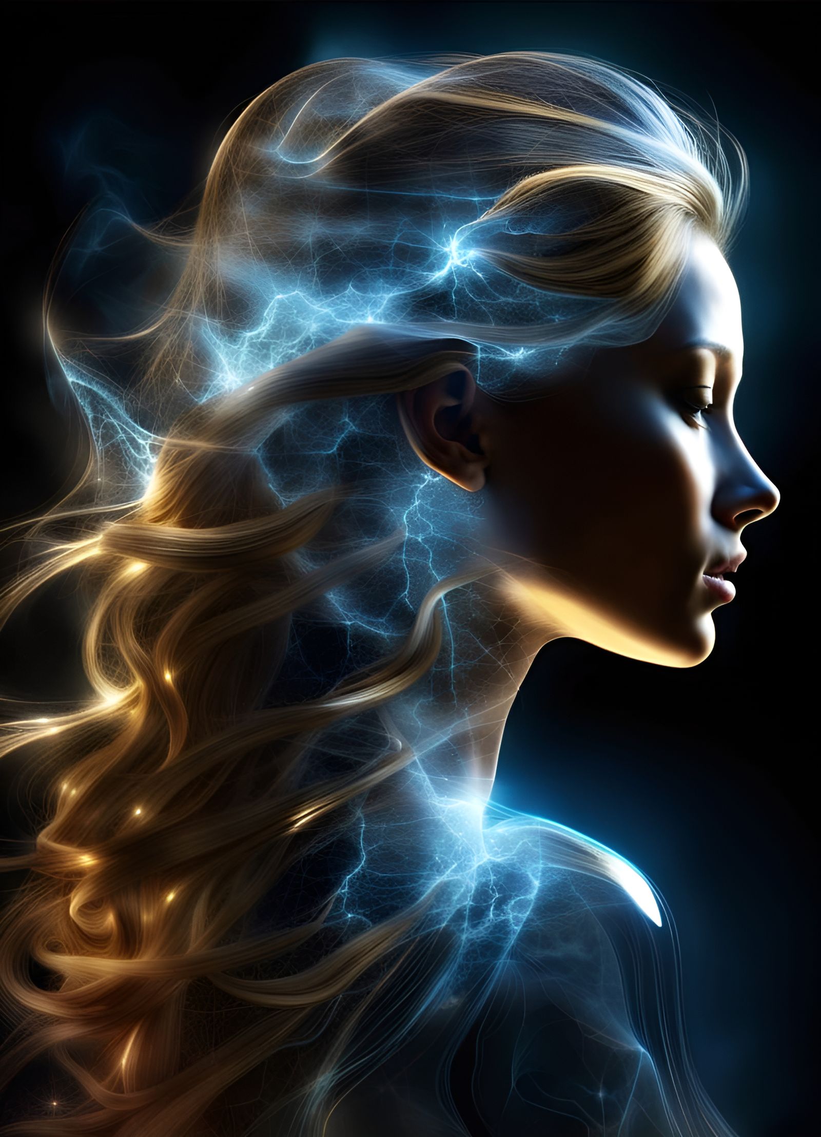 luminous, cosmic beauty  by @Lovealotyl 