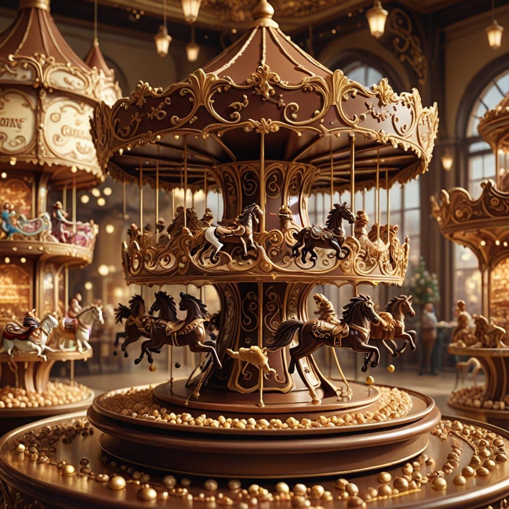 chocolate carousel  by @Zen Animal Services