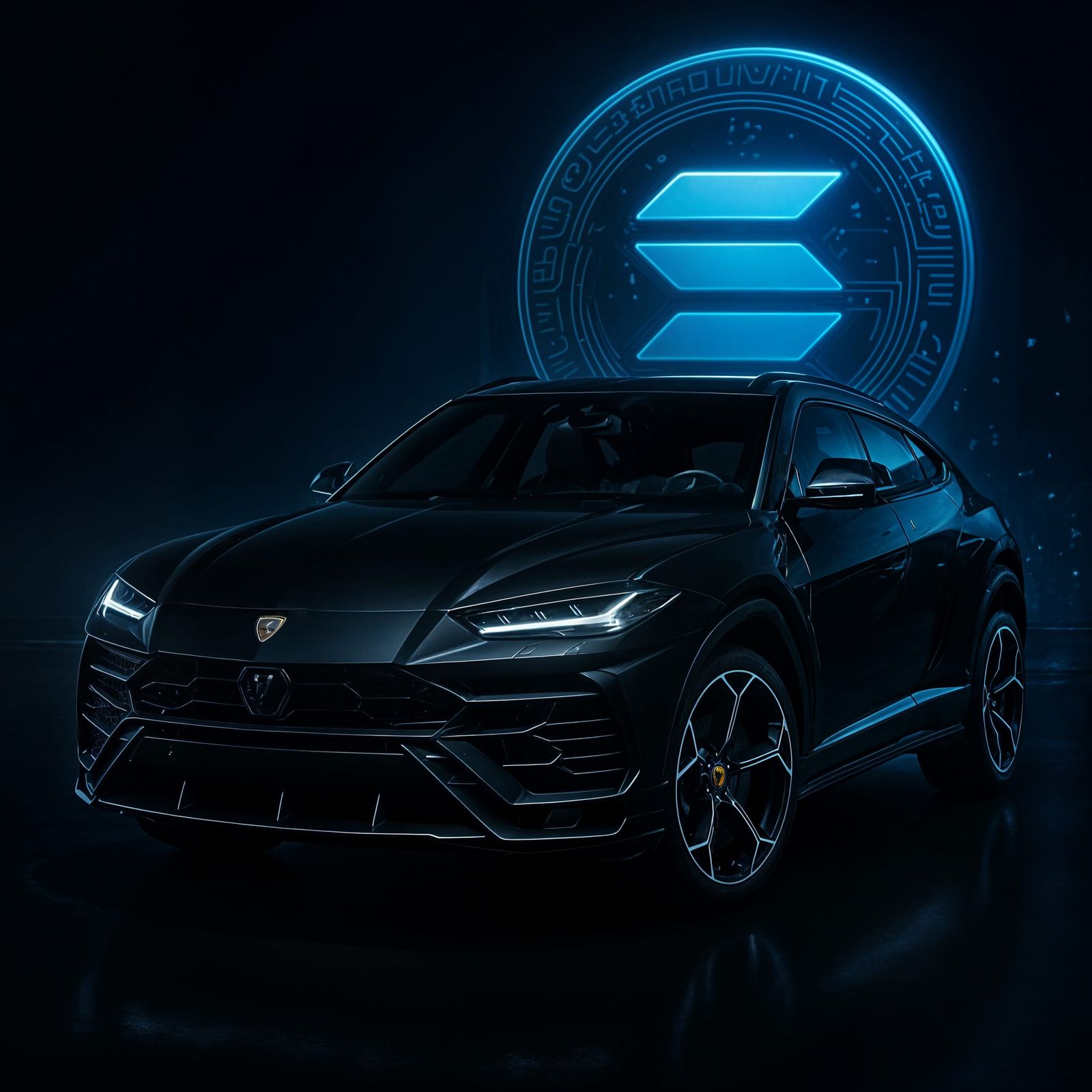 Lamborghini Urus via Solana Crypto