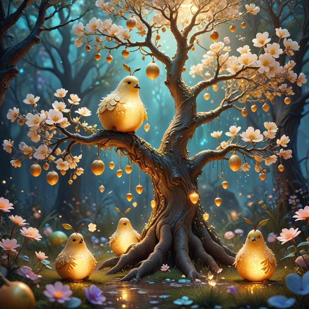 Magical Pear Tree  by @Sumaya Ali