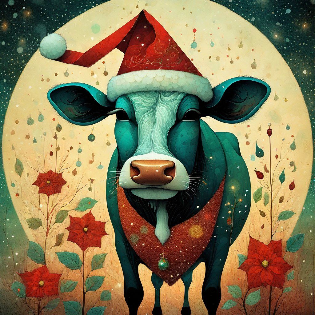 Christmas Cow.