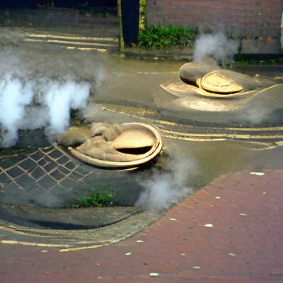 Steaming manholes