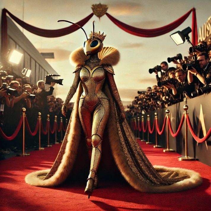 She is a real queen...