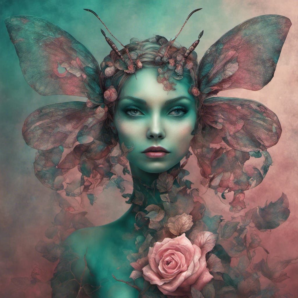 insectpeople by artist "bagworm";by artist "Alina Gozin'a";r...