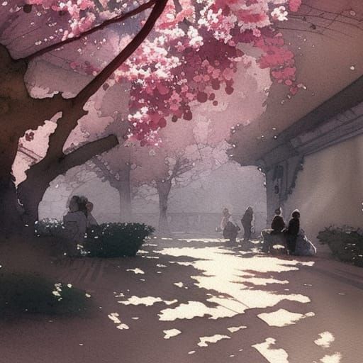 Sakura - AI Generated Artwork - NightCafe Creator