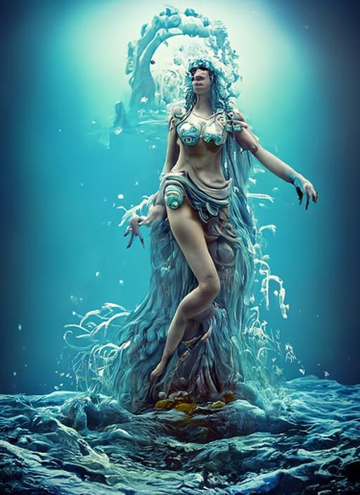 Water Goddess Ai Generated Artwork Nightcafe Creator 2487