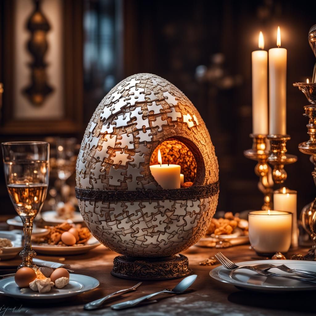 Candle egg  by @Atatorus