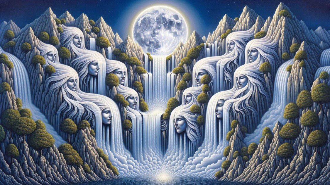 Waterfall - optical Illusion