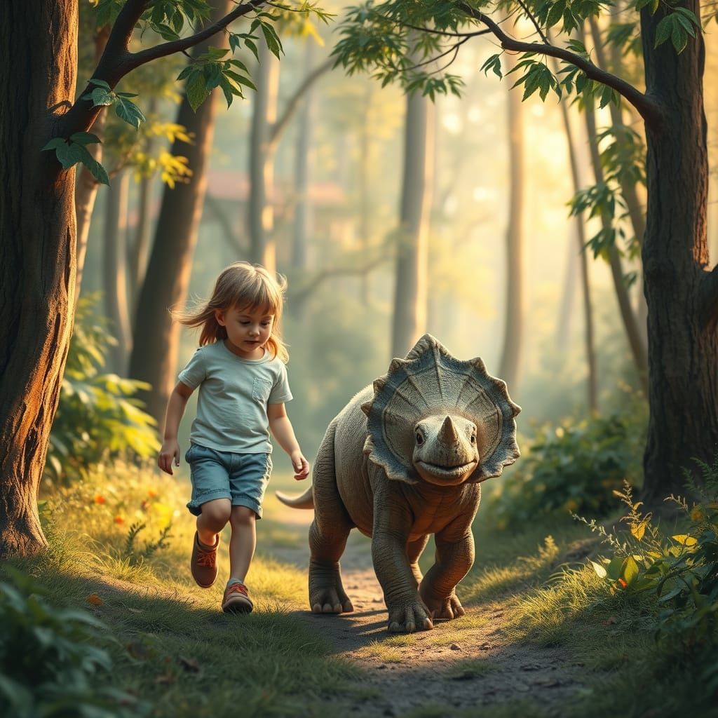 My pet dinosaur, Timmy.  by @kjscosm 