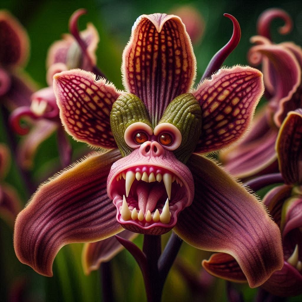 "Monkey Face" Orchids