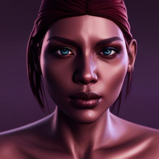 Your Gorgeous Maroon Skin - AI Generated Artwork - NightCafe Creator