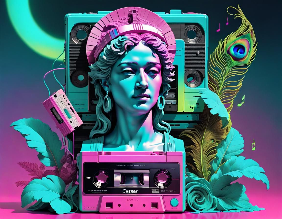 Vaporwave Art  by @Leiloo