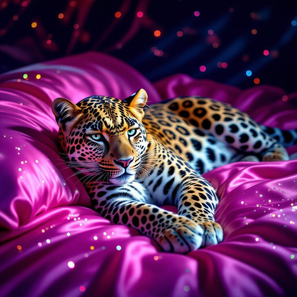 A beautiful leopard - 1 like  by @KIMDING91